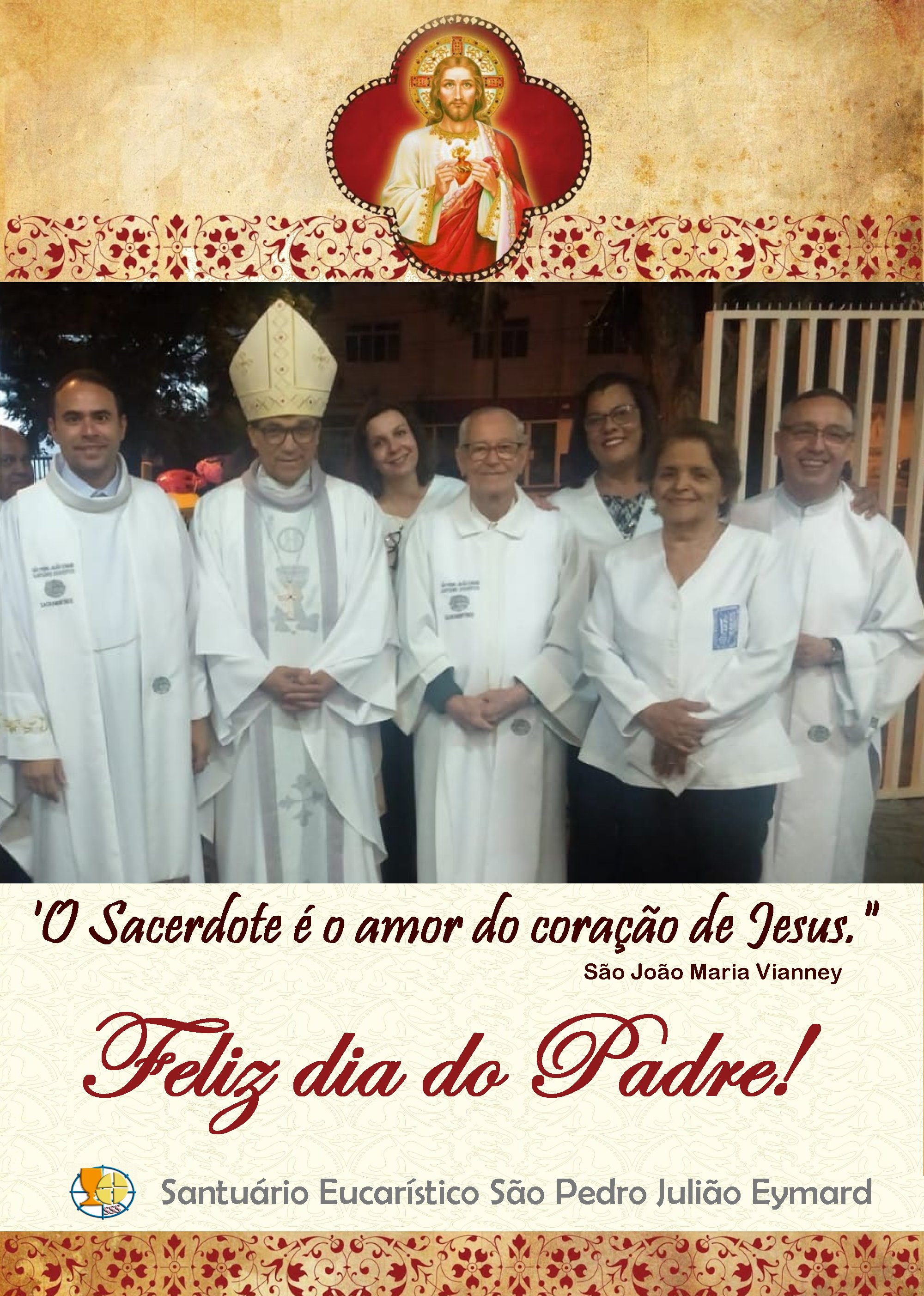 Feliz dia do Padre: Padre Jackson Frota, sss, Padre Raimundo Dan, sss, e Padre Juan Henrique, sss,