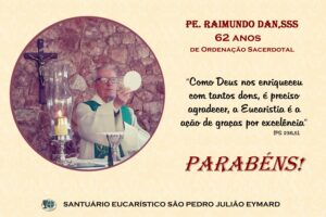 Aniversário de Ordenação Sacerdotal – Pe. Raimundo Dan,sss