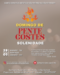Celebração Eucarística – Solenidade de Pentecostes – Domingo 28/05
